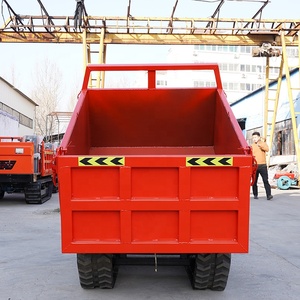 Tracked <span class=keywords><strong>Mini</strong></span> Transporter <span class=keywords><strong>Power</strong></span> Barrow 2000kg Crawler <span class=keywords><strong>Dumper</strong></span> mit drehbarem Eimer zu verkaufen - Product Image 3