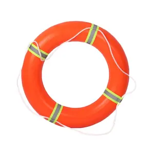 Wholesale Marine safety Adult Children Orange Solid Foam Reflective Plastic Lifebuoy life buoy