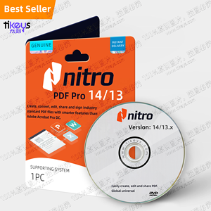 24/7 Chat Nitro PDF Pro 14/13 Resmi Asli Original Global untuk Pengeditan PDF Seumur Hidup 1PC - Product Image 1