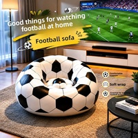 Canapé gonflable moderne en PVC imperméable 2026 pour jardin, mobilier d'extérieur, idéal pour hôtels et fêtes à la piscine