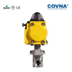 Válvula de Bola Neumática de Acero Inoxidable 304 de 2 Vías, Sistema de Válvulas Neumáticas de Alta Presión de 200 Bares con Puerto en T, COVNA B2B, Liquidación - Product Image 3