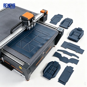 Machine de découpe de cuir CNC à couteau oscillant haute précision, économe en énergie, REMEYA pour meubles, découpe numérique sans bords effilochés - Product Image 1