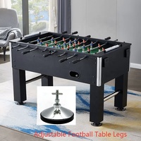 Pieds de table de football réglables de 6 pouces de diamètre, accessoire de table de baby-foot d'intérieur