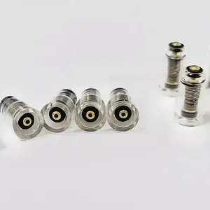 Dingye, los repuestos más vendidos para encendedor de butano recargable, cilindro de Gas, válvula de llenado de Gas butano transparente