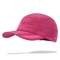 Casquette Snapback à visière incurvée sportive et tendance à 7 panneaux, logo brodé personnalisé, unisexe, respirante, imperméable
