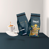 Pochette à Snack à fermeture éclair de qualité alimentaire, sac à café en plastique personnalisé, emballage sacs alimentaires en Mylar