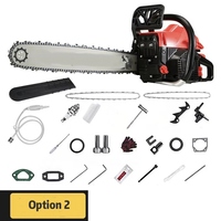 Tronçonneuse à essence industrielle portable pour le bricolage, avec guide-chaîne de 20 pouces, moteur de 70 cm³, puissance de 2,9 kW, compatible OEM