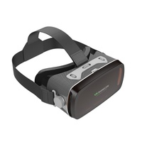 Lunettes VR 3D Compatibles iOS & Android 4.7-6.5'' Téléphones Casque de Réalité Virtuelle 3D VR Box pour Films & Jeux avec Manette