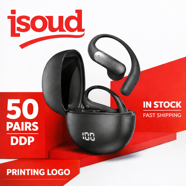 JL New Model AI Translation Wireless Headset Ai Earbuds Ear-Hanging Noise Reduction TWS Earphones & Headphones Earbuds AI