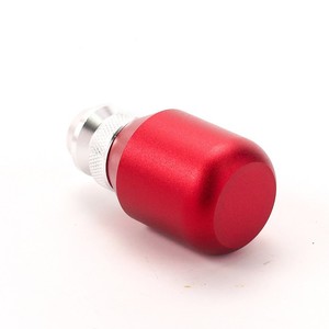 Pommeau de levier de vitesse universel en alliage d'aluminium, longueur télescopique réglable, couleur rouge, accessoire intérieur de voiture - Product Image 2