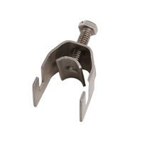 Collier de serrage réglable en acier inoxydable pour tuyau de pression et conduit rigide en U