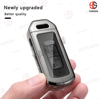 Coque de clé en alliage de zinc et fibre de carbone pour Citroën C3 C5 Aircross C4 DS3 DS7 Crossback Peugeot 2008 3008 5008 308