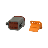 8-Poliges Versiegeltes Automobil-Steckverbinder-Set, Stecker-Buchse-Gehäuse-Set, Wasserdichter Verdrahtungsstecker