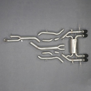 Vente Flash : Échappement Catback pour BMW M2 G87 3.0T avec Valve à Tambour en Acier Inoxydable et Quatre Sorties de Pot d'Échappement - Product Image 4