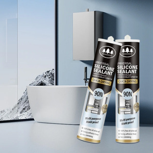 Potente Colla Siliconica Neutra Trasparente da 300ml <span class=keywords><strong>per</strong></span> Uso Interno/Esterno a Rapida Asciugatura <span class=keywords><strong>per</strong></span> Costruzioni - Product Image 2