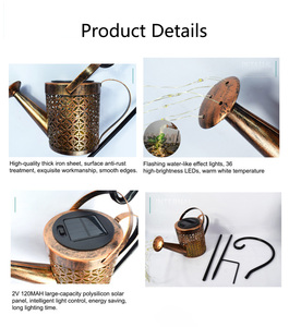 Benzersiz açık güneş su ısıtıcısı ışıkları dekoratif Led dekoratif bahçe kutup ışık atmosfer ortam lambası dekoratif ışık - Product Image 3