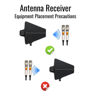 Amplificateur de signal UHF Voxfull Original, système de distribution d'alimentation pour antenne de microphone professionnel, pour microphones <span class=keywords><strong>sans</strong></span> <span class=keywords><strong>fil</strong></span> - Product Image 4