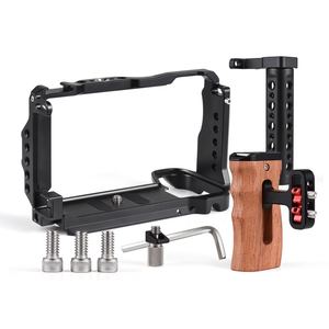 Andoer Cage pour appareil photo + poignée supérieure + poignée latérale Cage de protection pour appareil photo en alliage d'aluminium Cage vidéo pour appareil photo - Product Image 6