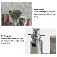Machine à broyer les noix de karité en acier inoxydable pour l'industrie des pâtes de cacao Tahini Petit broyeur Machine à beurre de cacahuète