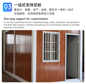 Casa Contenedor Modular Prefabricada Portátil Personalizable de 20 y 40 pies para Oficina Moderna, Baño y Uso Múltiple - Product Image 4