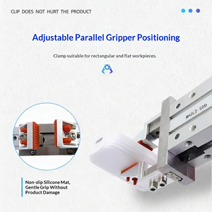 Pinza Robótica Neumática de Alta Precisión y Gran Resistencia con Cilindro de Dedo MHZL2-16D/20D, Accesorio Paralelo para Brazo Robótico con Expansión Interna - Product Image 3