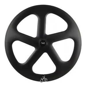 Coppia ruote 700c leggera a 5 razze 60mm profondità 25mm larghezza carbonio a cinque razze cerchione freno/freno a disco 700c set ruote da strada