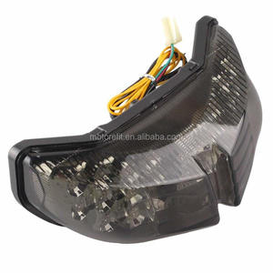 RTS de la motocicleta LED luz trasera señal lámpara para Yamaha FZ1 <span class=keywords><strong>FZ8</strong></span> 2006-2012 negro - Product Image 1
