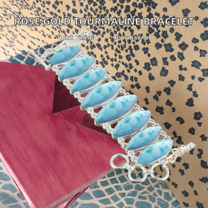 Pulsera de cadena fina con piedra preciosa natural de corte marquesa en plata de ley 925 para mujer, hecha a mano, lista para enviar, pulseras para fiesta. - Product Image 2