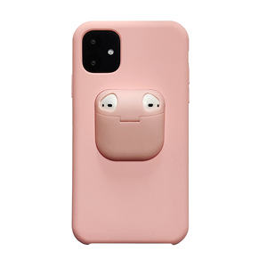 With <span class=keywords><strong>Earpods</strong></span> New Arrivals Liquid Silicone mobile phone bags Case Cover for <span class=keywords><strong>iPhone</strong></span> 6/6s/7/8 plus X/XS/XR/XS MAX/<span class=keywords><strong>iPhone</strong></span> 11 2020 - Product Image 6