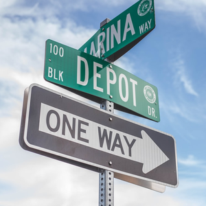 علامة اسم شارع شارع ، فيلم عاكس عالي علامات السلامة المرورية على الطرق لوحة إشارة تحذير الطريق فارغة في الهواء الطلق - Product Image 5