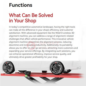 SmartSafe WA613 Kabellose 3D-Achsvermessung, Geringer Platzbedarf, Magnettechnologie, Schnelle Messung, Keine Installation und Verkabelung Erforderlich - Product Image 6