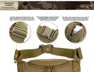 Sac de taille polyvalent pour la course à pied, pour hommes et femmes, résistant à l'eau, sac de randonnée multifonction - Product Image 4