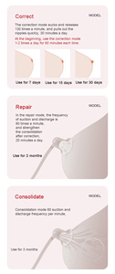 Corrector de pezón de <span class=keywords><strong>lactancia</strong></span> para Kit de perforación de pezón plano y pezón invertido para mujeres - Product Image 6