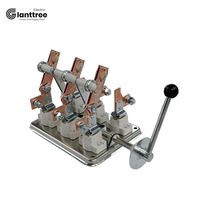 GIANTTREE Interrupteur à couteau sectionneur 3P 250A Interrupteur d'isolement 250A avec fusible, indice IP00