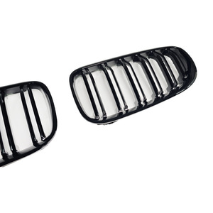 Rejilla delantera BMW negra de ABS de repuesto para E92 2010-2013 con diseño de doble barra - Product Image 5