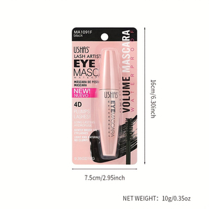 USHAS OEM/ODM <span class=keywords><strong>Mascara</strong></span> personnalisé en gros crème cils allongés bouclés mince longue durée sans bavure <span class=keywords><strong>mascara</strong></span> noir imperméable - Product Image 4
