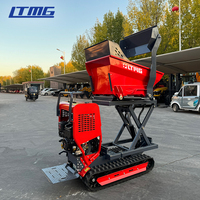 LTMG Brand New Design Carrier Petit camion à benne basculante 500kg High Lift Mini Dumper Truck hydraulique haute performance