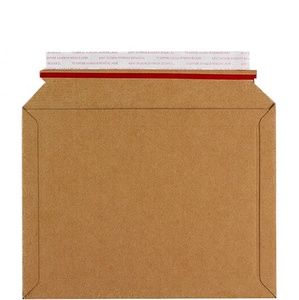 A3 ZL Peel and Seal Double Gummed Do Not Bend <strong>Brown</strong> <strong>Kraft</strong> Cardboard Mailer <strong>Envelope</strong> for Magazine Packing Recycled <strong>Envelopes</strong> - Product Image 2