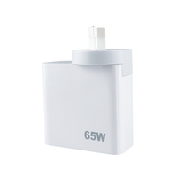 Vente chaude aux États-Unis Nouveau arrivé 65w chargeur mural double port Usb-c adaptateur de voyage Pd Qc3.0 chargeur rapide pour Phone16