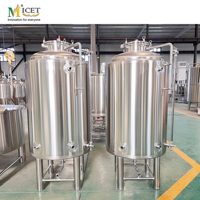 Lini Produksi Kopi Cold Brew MICET 300L 500L Tangki Ekstraksi Kopi Stainless Steel Fermentor Pencampur Rasa Pengisi Botol