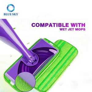 Recharge de tampon de vadrouille en microfibre réutilisable compatible avec les tampons Swif-fers WetJet pour le nettoyage des sols - Product Image 5