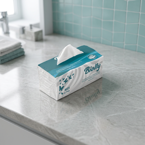Mouchoirs en coton Biolly 425 feuilles - Luxe - Confort - Sans peluches - Utilisation multi-usage - Product Image 2