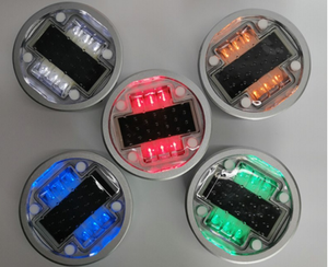 उच्च गुणवत्ता 127*49 मिमी pvc सौर रोड स्टड चीन 4-स्क्रू इनबेबेडेड 2.5v 120 माया की अगुवाई वाली बिल्ली की आंखें लाइट 72 एच फुटपाथ मार्कर - Product Image 4