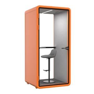 Cabine acoustique mobile moderne personnalisable, petite nacelle de <span class=keywords><strong>réunion</strong></span> pour boîte à son de bureau, cabine de travail ventilée, abri de collaboration - Product Image 5