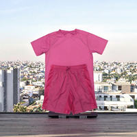 Ensemble Sportswear Homme Été 2026 – T-shirt et Short Décontracté Minimaliste Respirant à Séchage Rapide, 100% Polyester Imprimé Numérique