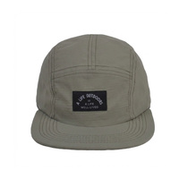 Casquette de camping unisexe personnalisable pour adulte, réglable, 5 panneaux, en nylon, avec patch tissé, pour la mode, les voyages en plein air, les loisirs et le sport