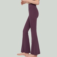 Pantalon de yoga YSH pour femme, taille haute, évasé, effet push-up, pour fitness, danse et sport