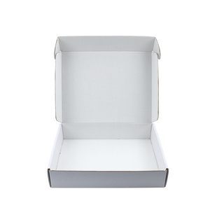 Logo personnalisé <span class=keywords><strong>Amazon</strong></span> E Commerce Écologique de Carton D'E-cannelure Carton Recyclé Blanc Ondulé boîte D'expédition - Product Image 1