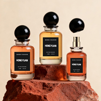 Flacon de parfum transparent OEM du fabricant, 30 ml, 50 ml, 100 ml, vaporisateur, fond épais, verre de luxe, avec boîte personnalisée