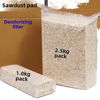 Ramah lingkungan kawat emas kecil serbuk gergaji alat cukur Hamster perlengkapan termasuk kertas katun Pad Suit dan urin pasir deodoran